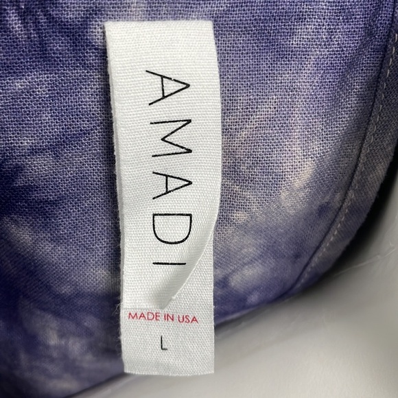 ANTHROPOLOGIE Amadi Hilde Tie Dye Purple Oversized Blazer - Picture 5 of 10